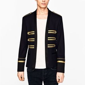 ZARA Man Jacket With Golden Bands - L